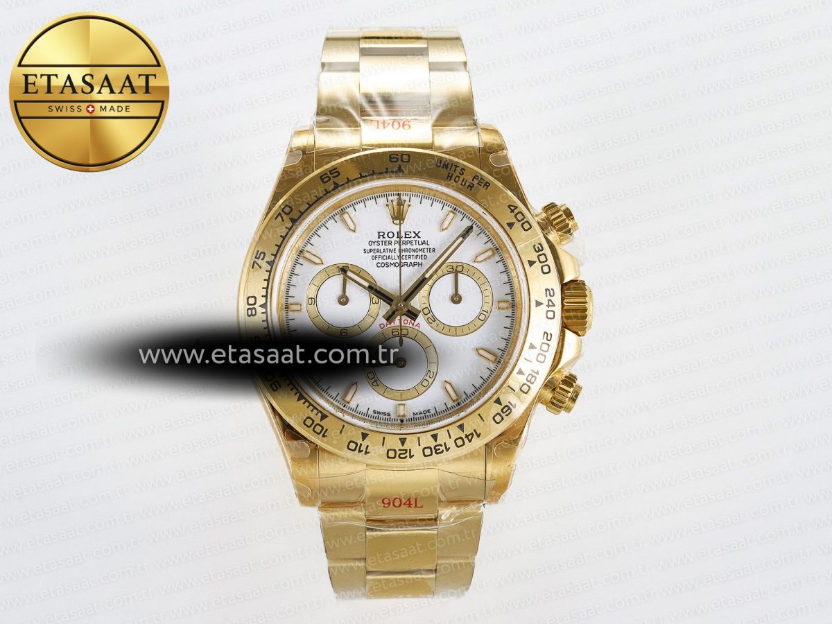 Rolex Daytona 126508 White Dial on YG SH4131 - Görsel 3