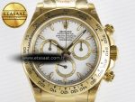 Rolex Daytona 126508 White Dial on YG SH4131 - Görsel 4