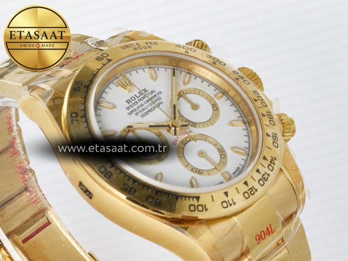 Rolex Daytona 126508 White Dial on YG SH4131 - Görsel 7