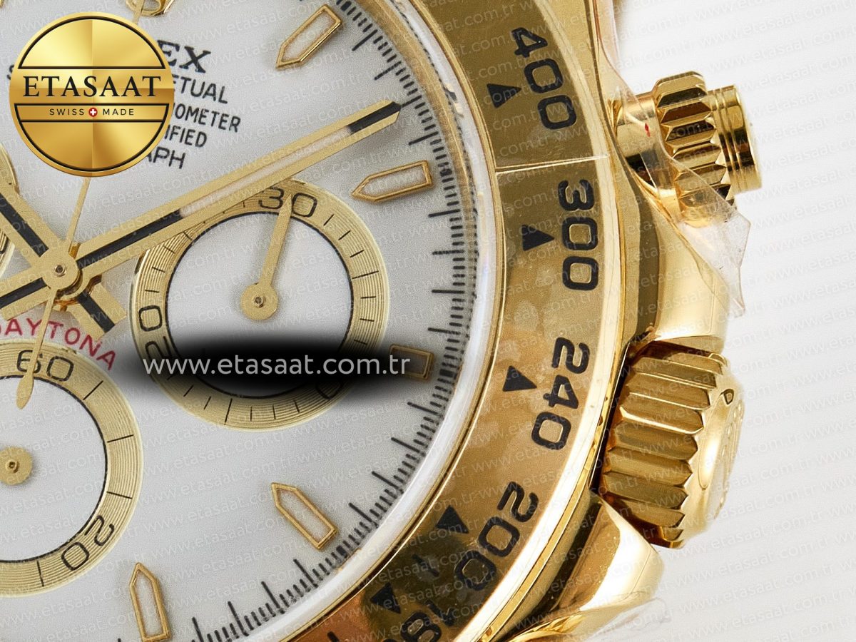 Rolex Daytona 126508 White Dial on YG SH4131 - Görsel 9