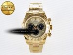 Daytona 126508 QF 1:1 Best Edition YG/Black Dial on YG Braclet SH4131 V5 (48 Hours Power Reserve) - Görsel 3