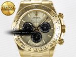 Daytona 126508 QF 1:1 Best Edition YG/Black Dial on YG Braclet SH4131 V5 (48 Hours Power Reserve) - Görsel 4
