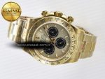 Daytona 126508 QF 1:1 Best Edition YG/Black Dial on YG Braclet SH4131 V5 (48 Hours Power Reserve) - Görsel 9