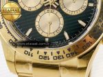 Daytona 126508 YG APSF 1:1 Best Edition Green Dial Stick Markers On 904L YG Bracelet SH4131 - Görsel 11