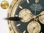 Daytona 126508 YG APSF 1:1 Best Edition Green Dial Stick Markers On 904L YG Bracelet SH4131 - Görsel 12