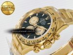 Daytona 126508 YG APSF 1:1 Best Edition Green Dial Stick Markers On 904L YG Bracelet SH4131 - Görsel 6
