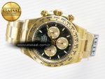 Daytona 126508 YG APSF 1:1 Best Edition Green Dial Stick Markers On 904L YG Bracelet SH4131 - Görsel 9