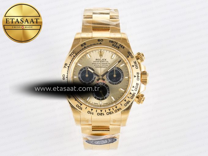 Daytona 126508 YG Clean 1:1 Best Edition YG/Black Dial on YG Bracelet Super Clone DD4131 - Görsel 3
