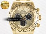 Daytona 126508 YG Clean 1:1 Best Edition YG/Black Dial on YG Bracelet Super Clone DD4131 - Görsel 4