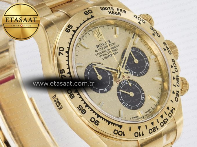 Daytona 126508 YG Clean 1:1 Best Edition YG/Black Dial on YG Bracelet Super Clone DD4131 - Görsel 5