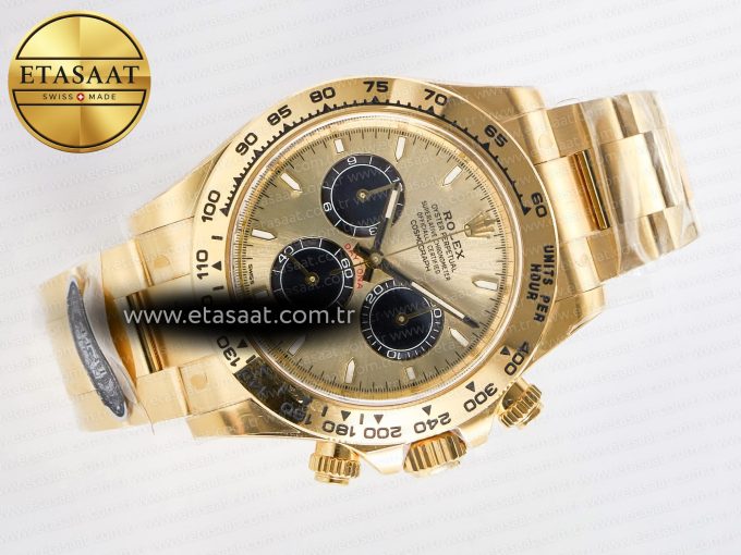 Daytona 126508 YG Clean 1:1 Best Edition YG/Black Dial on YG Bracelet Super Clone DD4131 - Görsel 7