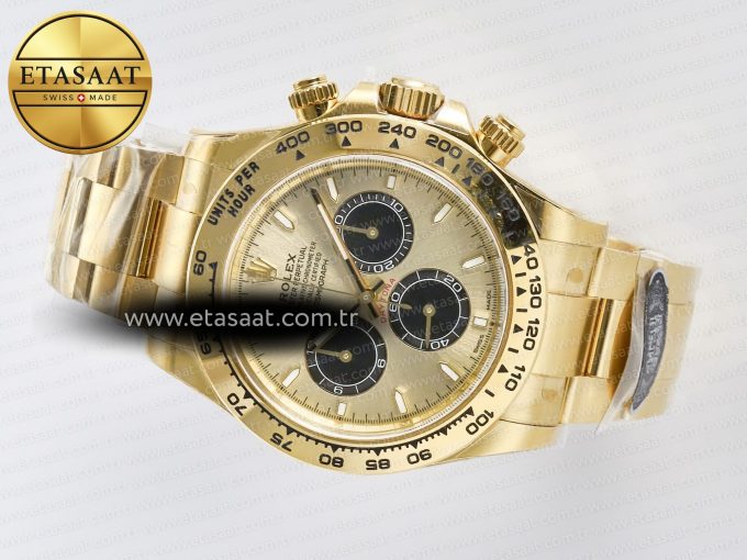 Daytona 126508 YG Clean 1:1 Best Edition YG/Black Dial on YG Bracelet Super Clone DD4131 - Görsel 9