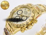 Daytona 126508 YG QF 1:1 Best Edition YG/Black Dial Crystal Markers On YG Bracelet SH4131 V6 (Gain Weight) - Görsel 6