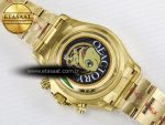 Daytona 126508 YG QF 1:1 Best Edition YG Dial Crystal Markers On YG Bracelet SH4131 V6 (Gain Weight) - Görsel 17