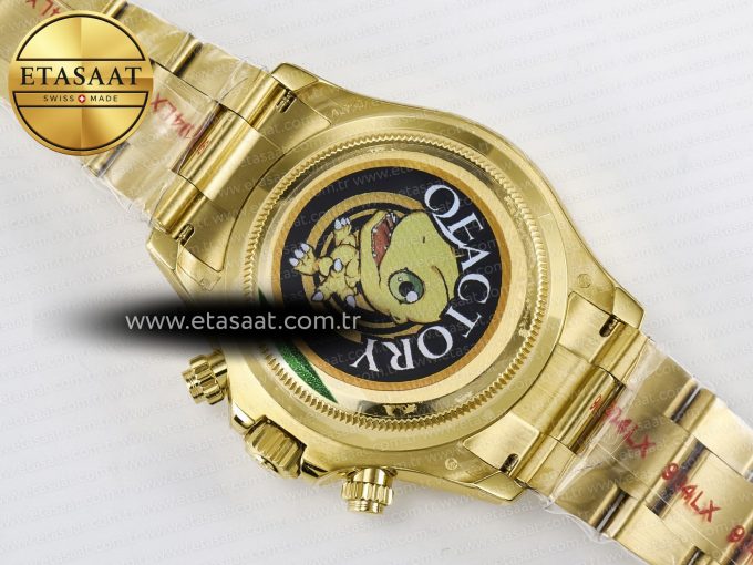 Daytona 126508 YG QF 1:1 Best Edition YG Dial Crystal Markers On YG Bracelet SH4131 V6 (Gain Weight) - Görsel 17