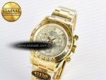 Daytona 126508 YG QF 1:1 Best Edition YG Dial Crystal Markers On YG Bracelet SH4131 V6 (Gain Weight) - Görsel 2