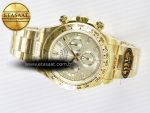 Daytona 126508 YG QF 1:1 Best Edition YG Dial Crystal Markers On YG Bracelet SH4131 V6 (Gain Weight) - Görsel 9