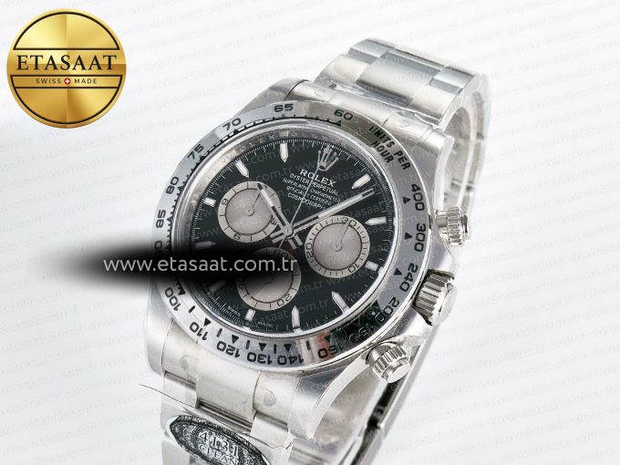 Daytona 126509 Clean 1:1 Best Edition Black/SS Dial on SS Bracelet SH4131 - Görsel 1