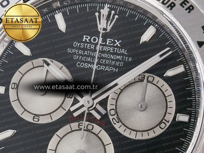 Daytona 126509 Clean 1:1 Best Edition Black/SS Dial on SS Bracelet SH4131 - Görsel 10