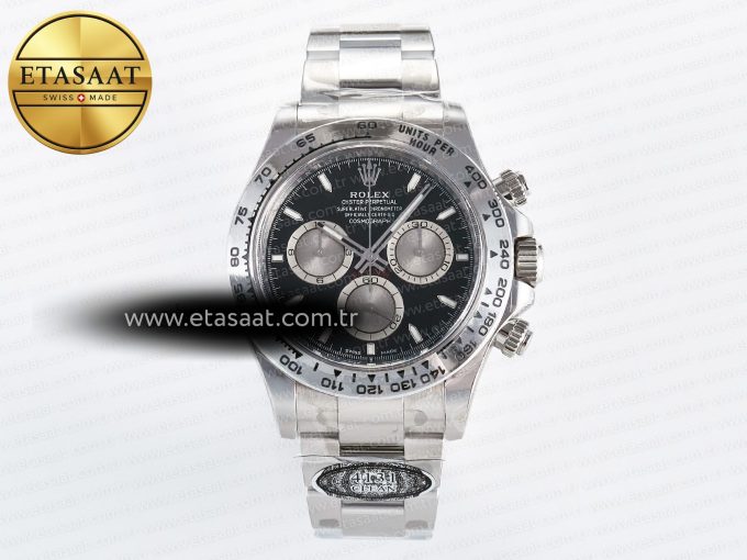 Daytona 126509 Clean 1:1 Best Edition Black/SS Dial on SS Bracelet SH4131 - Görsel 3