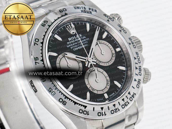 Daytona 126509 Clean 1:1 Best Edition Black/SS Dial on SS Bracelet SH4131 - Görsel 5