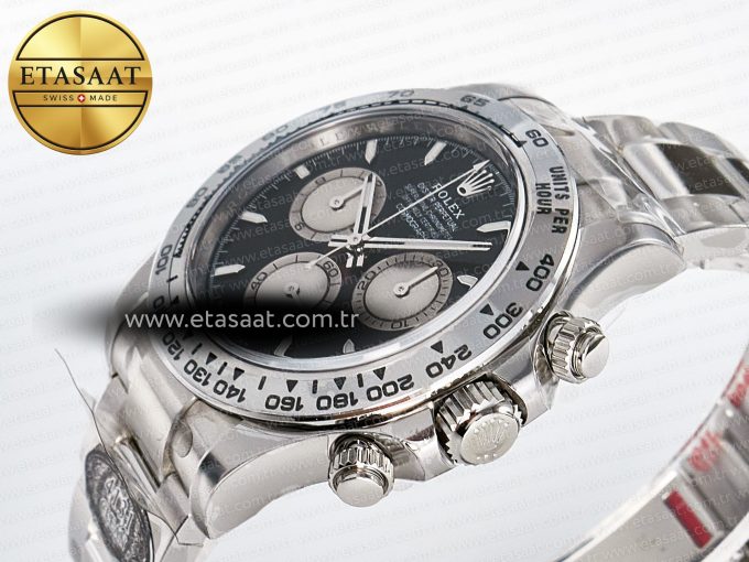 Daytona 126509 Clean 1:1 Best Edition Black/SS Dial on SS Bracelet SH4131 - Görsel 6