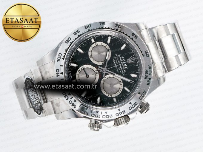 Daytona 126509 Clean 1:1 Best Edition Black/SS Dial on SS Bracelet SH4131 - Görsel 8