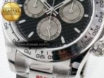 Daytona 126509 QF 1:1 Best Edition Black/Silver Dial on SS Braclet SH4131 V5 (48 Hours Power Reserve) - Görsel 12
