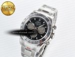 Daytona 126509 QF 1:1 Best Edition Black/Silver Dial on SS Braclet SH4131 V5 (48 Hours Power Reserve) - Görsel 2