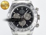 Daytona 126509 QF 1:1 Best Edition Black/Silver Dial on SS Braclet SH4131 V5 (48 Hours Power Reserve) - Görsel 4