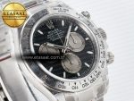 Daytona 126509 QF 1:1 Best Edition Black/Silver Dial on SS Braclet SH4131 V5 (48 Hours Power Reserve) - Görsel 5