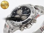 Daytona 126509 QF 1:1 Best Edition Black/Silver Dial on SS Braclet SH4131 V5 (48 Hours Power Reserve) - Görsel 6