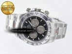 Daytona 126509 QF 1:1 Best Edition Black/Silver Dial on SS Braclet SH4131 V5 (48 Hours Power Reserve) - Görsel 9