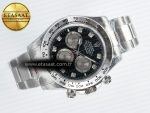 Daytona 126509 QF 1:1 Best Edition Black/Silver Diamonds Dial on SS Braclet SH4131 V5 (48 Hours Power Reserve) - Görsel 8