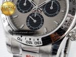 Daytona 126509 QF 1:1 Best Edition Gray/Black Dial on SS Braclet SH4131 V5 (48 Hours Power Reserve) - Görsel 12