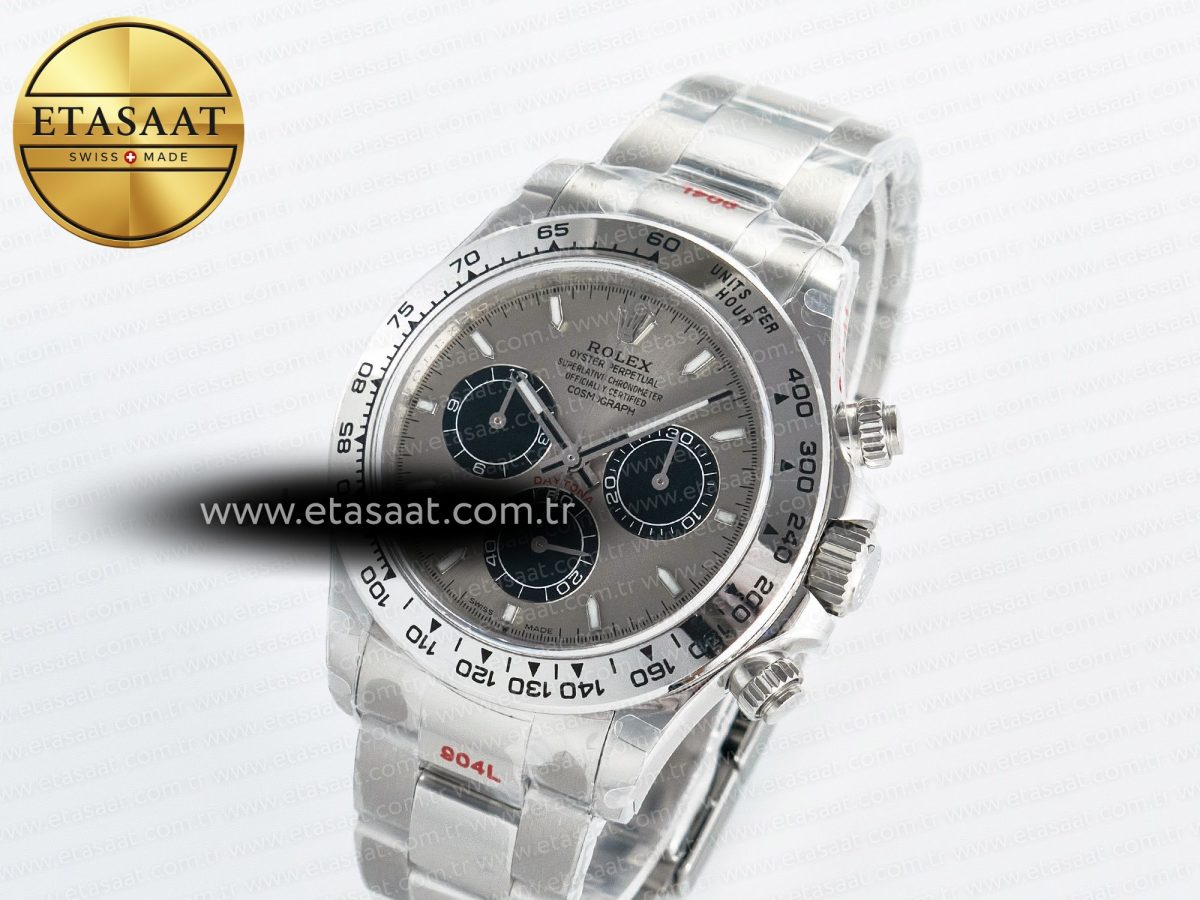 Daytona 126509 QF 1:1 Best Edition Gray/Black Dial on SS Braclet SH4131 V5 (48 Hours Power Reserve) - Görsel 2
