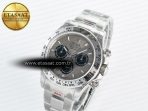 Daytona 126509 QF 1:1 Best Edition Gray/Black Dial on SS Braclet SH4131 V5 (48 Hours Power Reserve) - Görsel 2