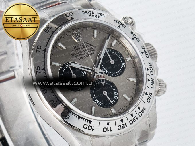 Daytona 126509 QF 1:1 Best Edition Gray/Black Dial on SS Braclet SH4131 V5 (48 Hours Power Reserve) - Görsel 5
