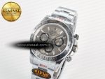 Daytona 126509 QF 1:1 Best Edition Gray Dia Crystal Marker on SS Bracelet SH4131 V6 (Gain Weight)