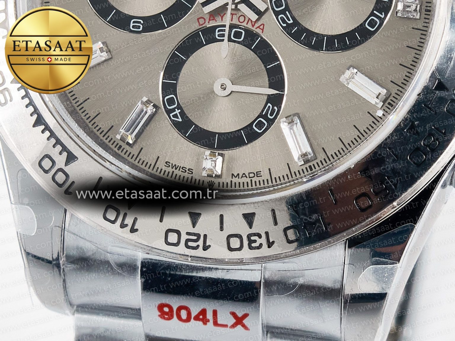 Daytona 126509 QF 1:1 Best Edition Gray Dia Crystal Marker on SS Bracelet SH4131 V6 (Gain Weight) - Görsel 12