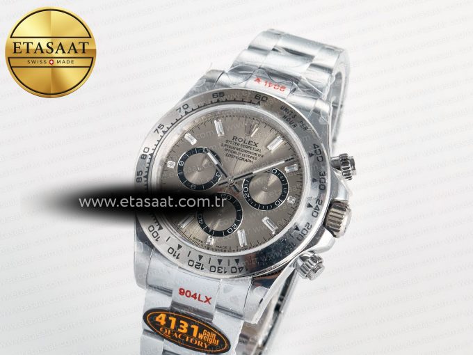 Daytona 126509 QF 1:1 Best Edition Gray Dia Crystal Marker on SS Bracelet SH4131 V6 (Gain Weight) - Görsel 2