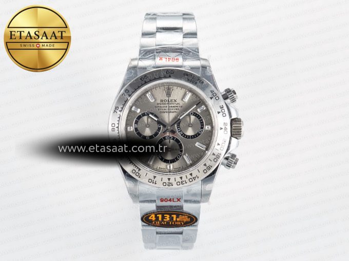 Daytona 126509 QF 1:1 Best Edition Gray Dia Crystal Marker on SS Bracelet SH4131 V6 (Gain Weight) - Görsel 3