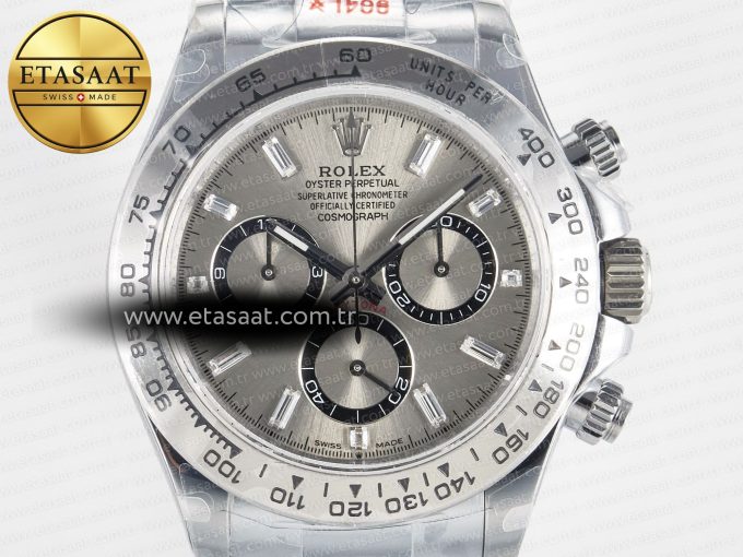 Daytona 126509 QF 1:1 Best Edition Gray Dia Crystal Marker on SS Bracelet SH4131 V6 (Gain Weight) - Görsel 4