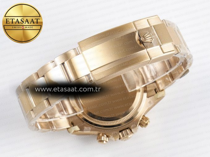 Daytona 126509 RG APSF 1:1 Best Edition Brown Dial Stick Markers on 904L RG Bracelet SH4131 - Görsel 17