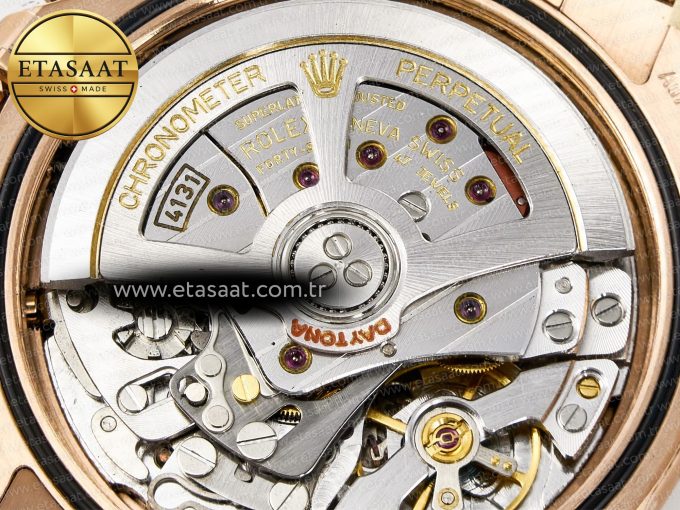 Daytona 126509 RG APSF 1:1 Best Edition Brown Dial Stick Markers on 904L RG Bracelet SH4131 - Görsel 22