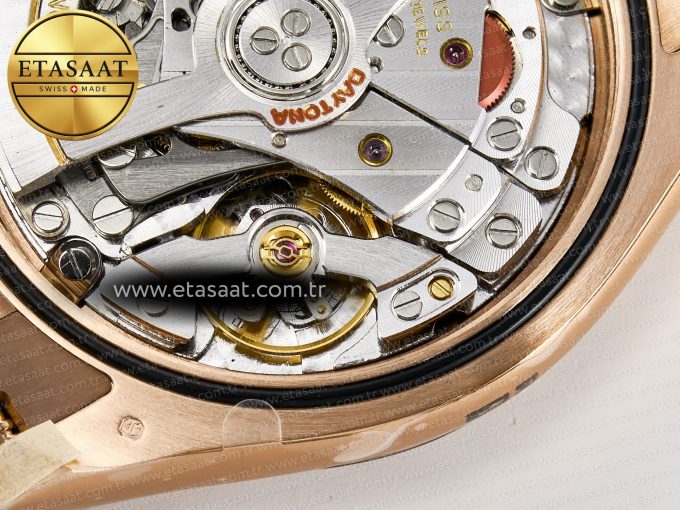 Daytona 126509 RG APSF 1:1 Best Edition Brown Dial Stick Markers on 904L RG Bracelet SH4131 - Görsel 24
