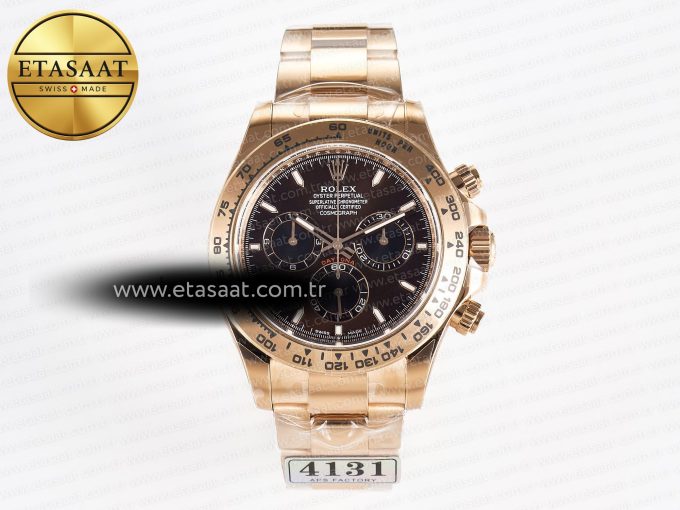 Daytona 126509 RG APSF 1:1 Best Edition Brown Dial Stick Markers on 904L RG Bracelet SH4131 - Görsel 3