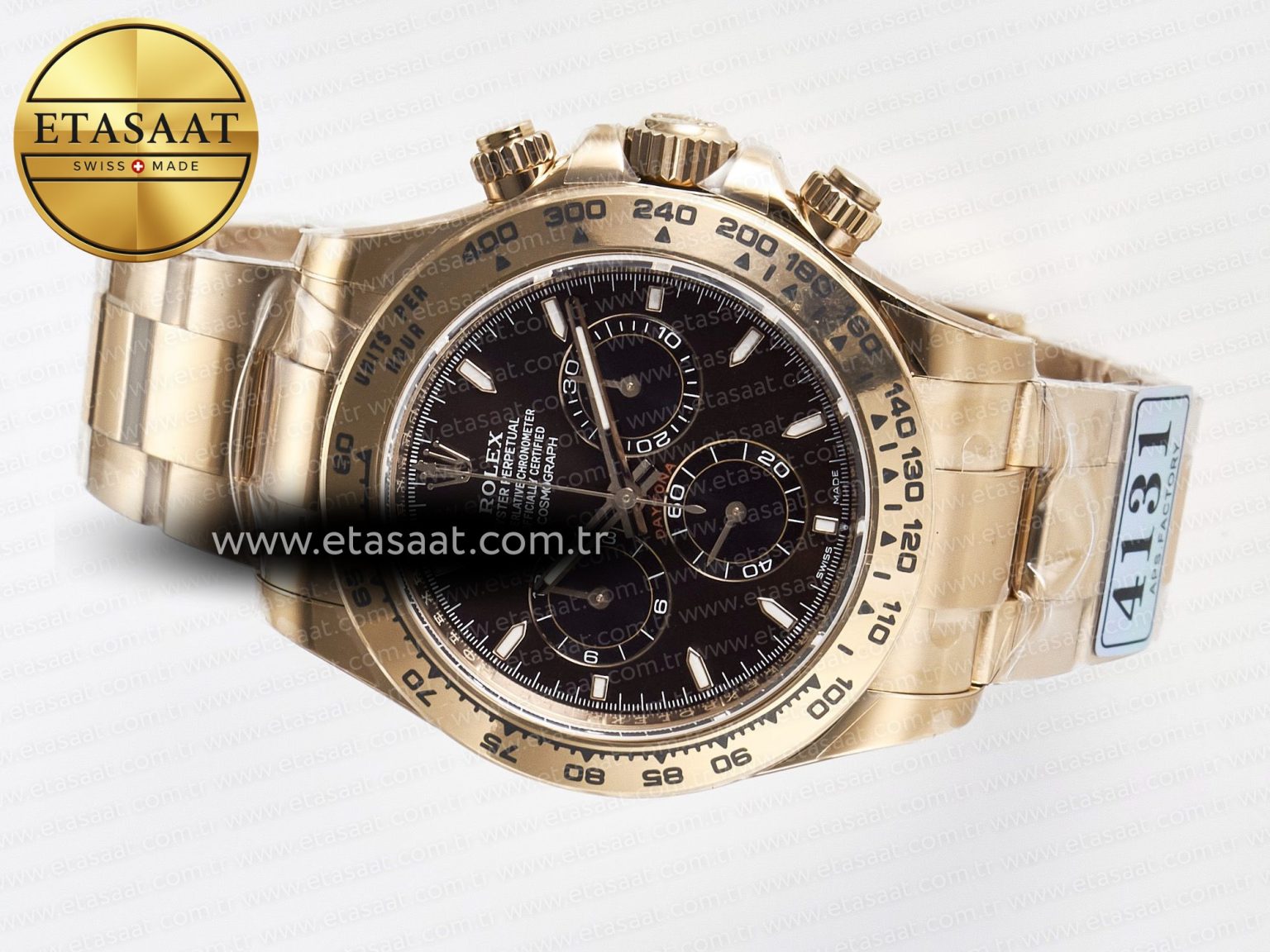 Daytona 126509 RG APSF 1:1 Best Edition Brown Dial Stick Markers on 904L RG Bracelet SH4131 - Görsel 9