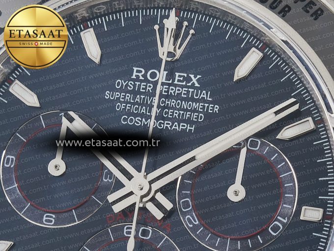 Daytona 126509 SS APSF 1:1 Best Edition Blue Dial Stick Markers on 904L SS Bracelet SH4131 - Görsel 10