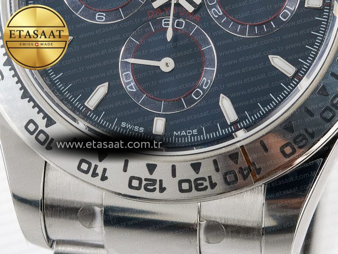 Daytona 126509 SS APSF 1:1 Best Edition Blue Dial Stick Markers on 904L SS Bracelet SH4131 - Görsel 11